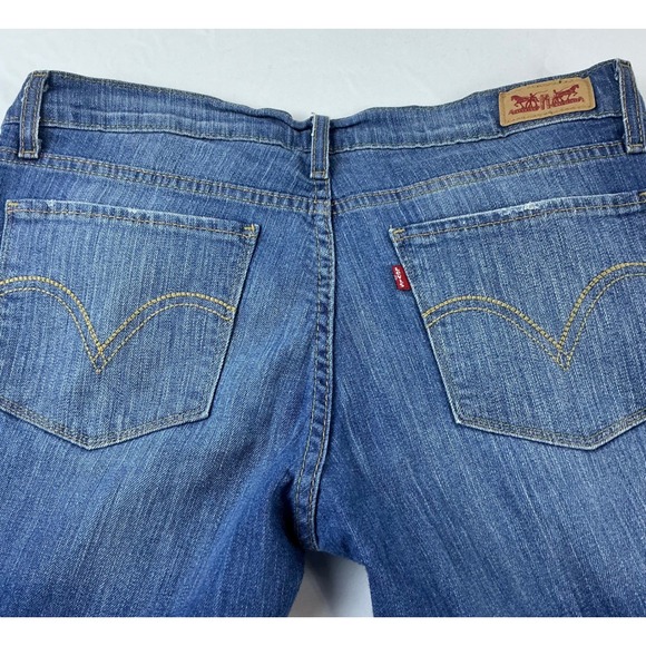 Levi's 524 Bootcut Jeans Women's Size 11 Medium Wash Denim Classic Casual - Picture 4 of 13